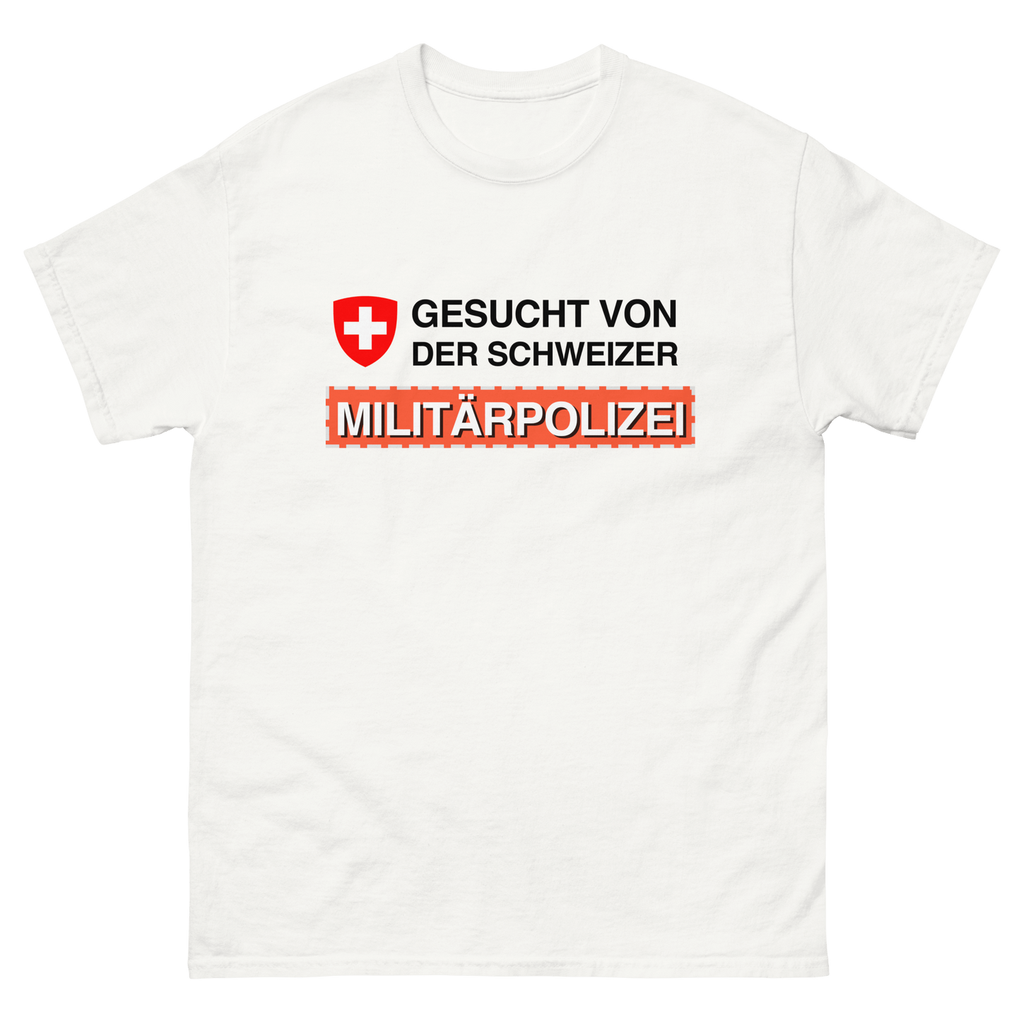 GESUCHT VON DER SCHWEIZER MILITÄRPOLIZEI Shirt - COMBATIX