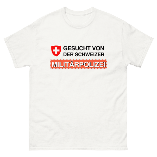 GESUCHT VON DER SCHWEIZER MILITÄRPOLIZEI Shirt - COMBATIX