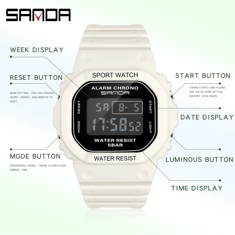 Digital Watch Waterproof