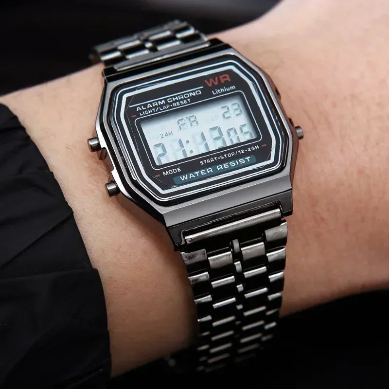 Stainless Steel Sports Watch