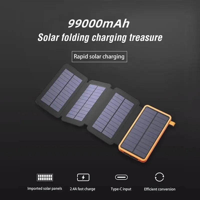 50000mAh Waterproof Solar Power Bank